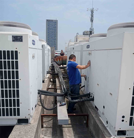 大通中央空调制热和不制冷系统维修方法